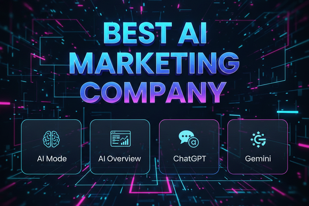 Best AI Marketing Company - AI Mode, AI Overview, ChatGPT & Gemini