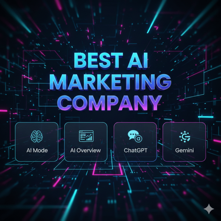 Best AI Marketing Company - AI Mode, AI Overview, ChatGPT & Gemini